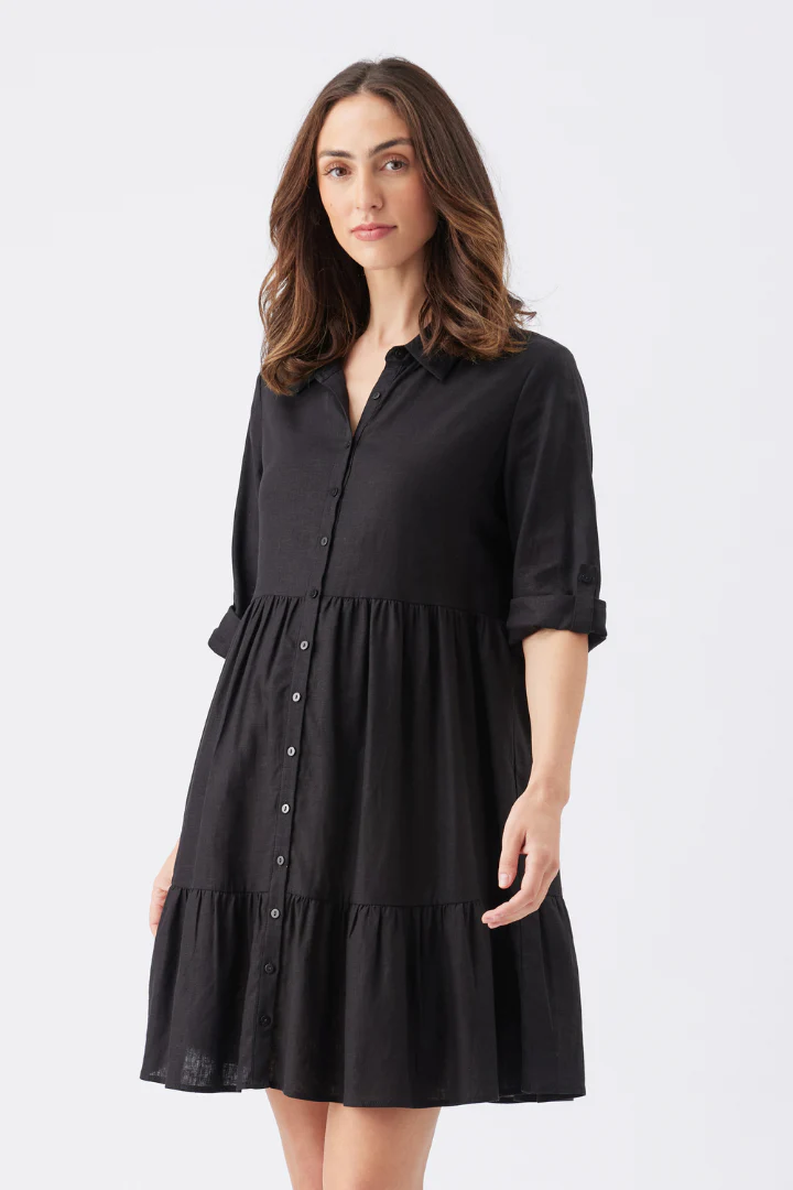 Adel Linen Dress - Image 3
