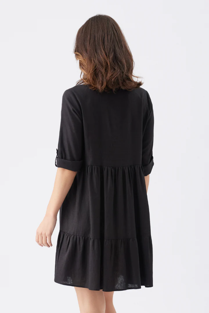 Adel Linen Dress - Image 4