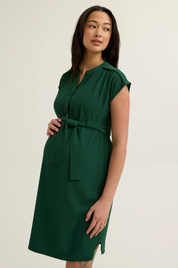 Belted Woven Dress - Image 3