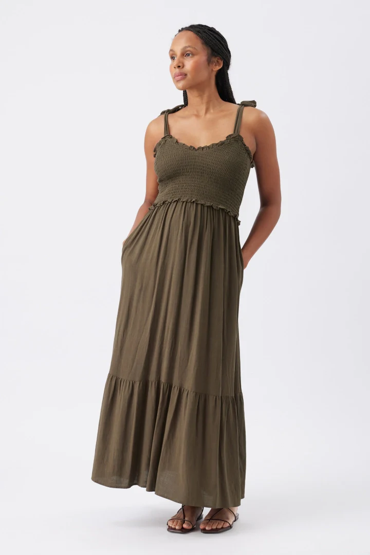 Brandi Shirred Dress - Image 7
