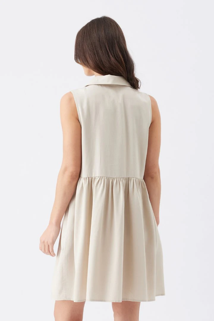 Chloe Tencel Dress - Image 4