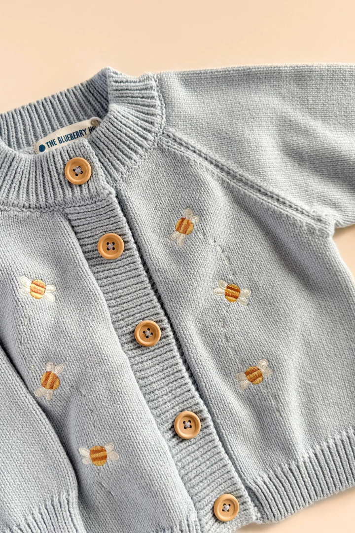 Cotton Bee Cardigan - Image 3