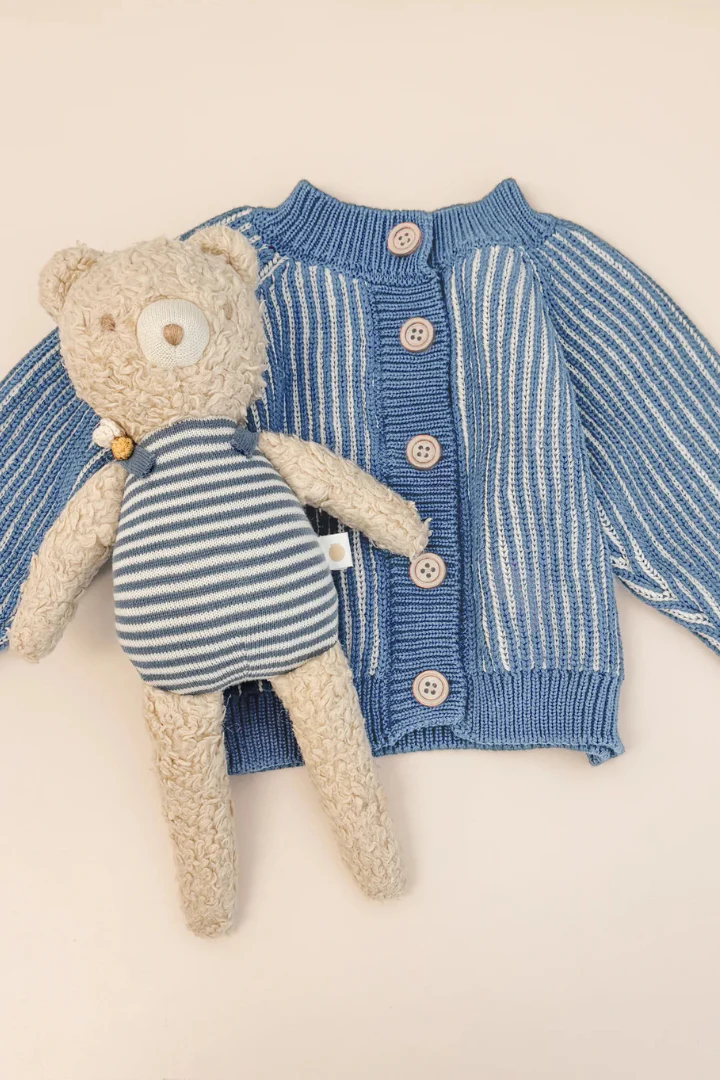 Cotton Brioche Cardigan - Image 3