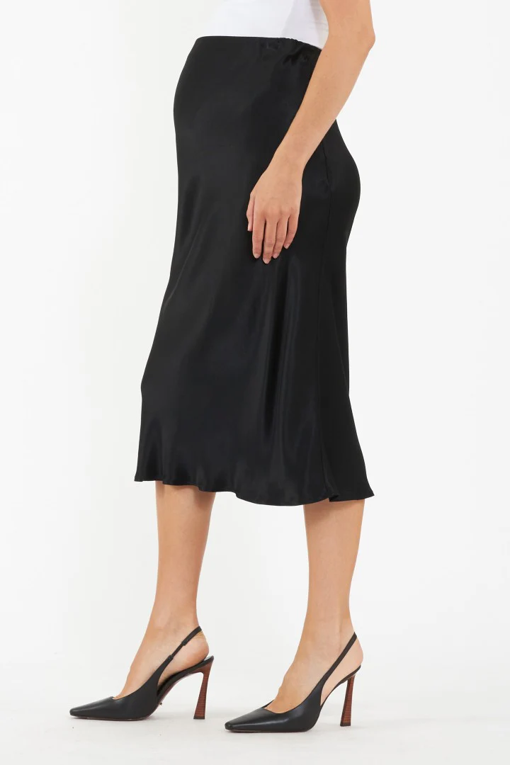 Crystal Satin Skirt - Image 3