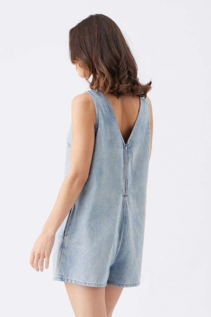 Fenix Denim Playsuit - Image 5