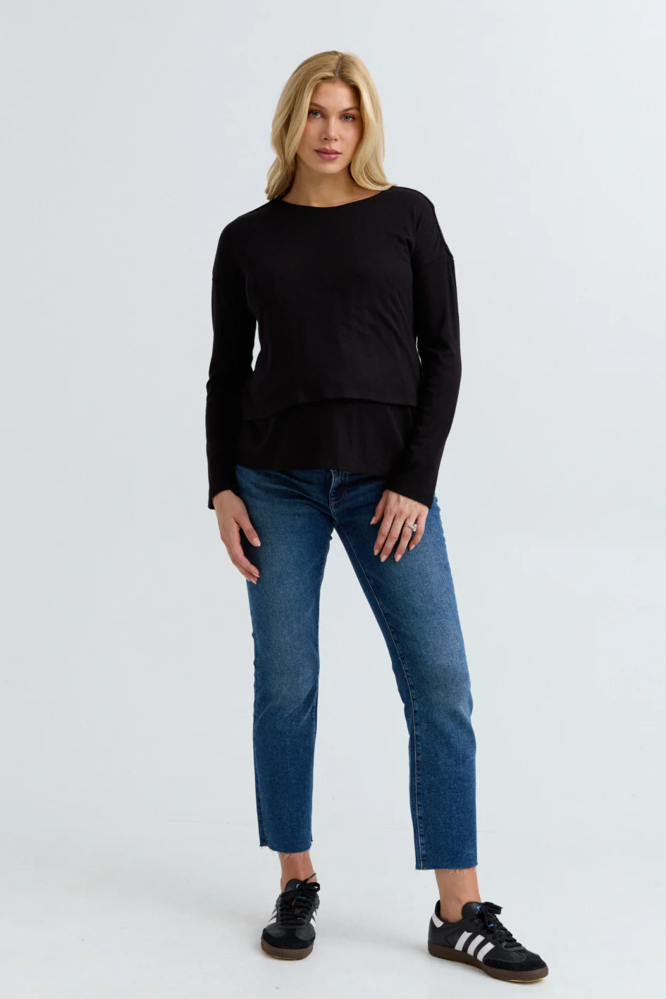 Brie Layered Nursing Sweater - Image 3
