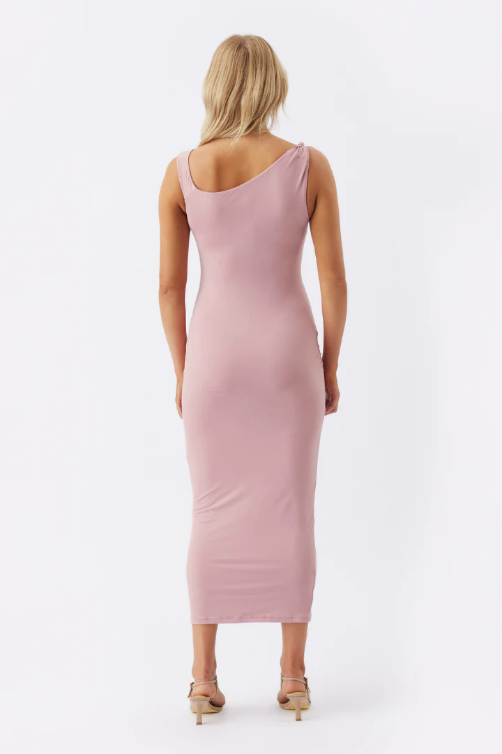Luxe Knit Off Shoulder Dress - Image 5