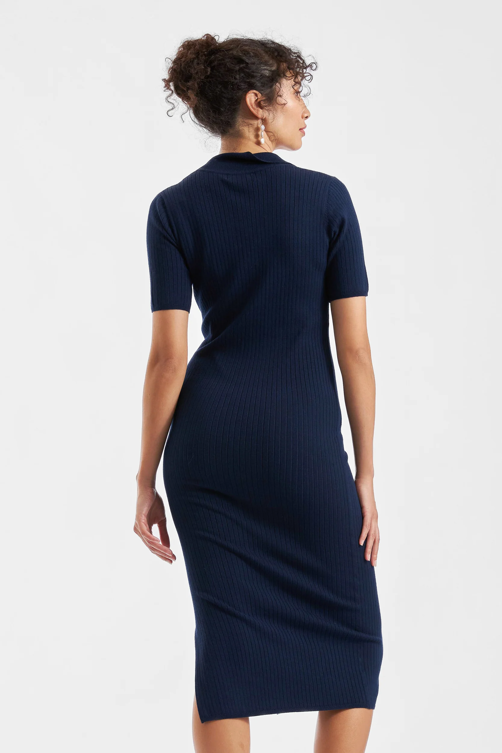 Maddy Knit Polo Dress - Image 4