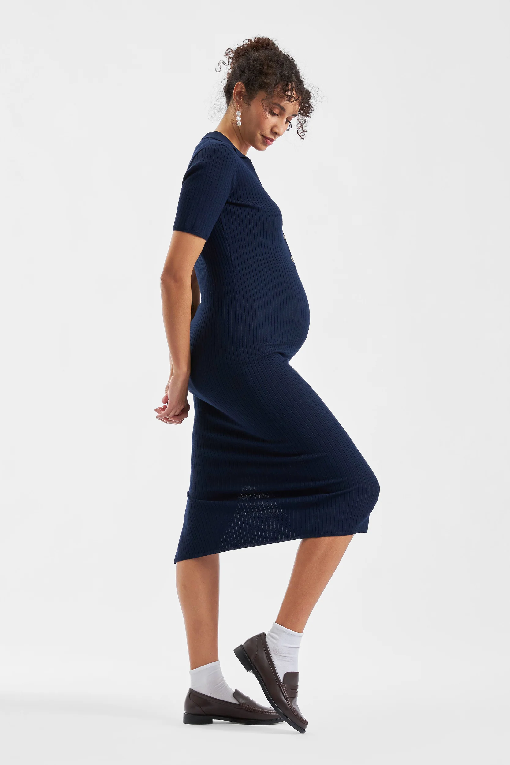 Maddy Knit Polo Dress - Image 5