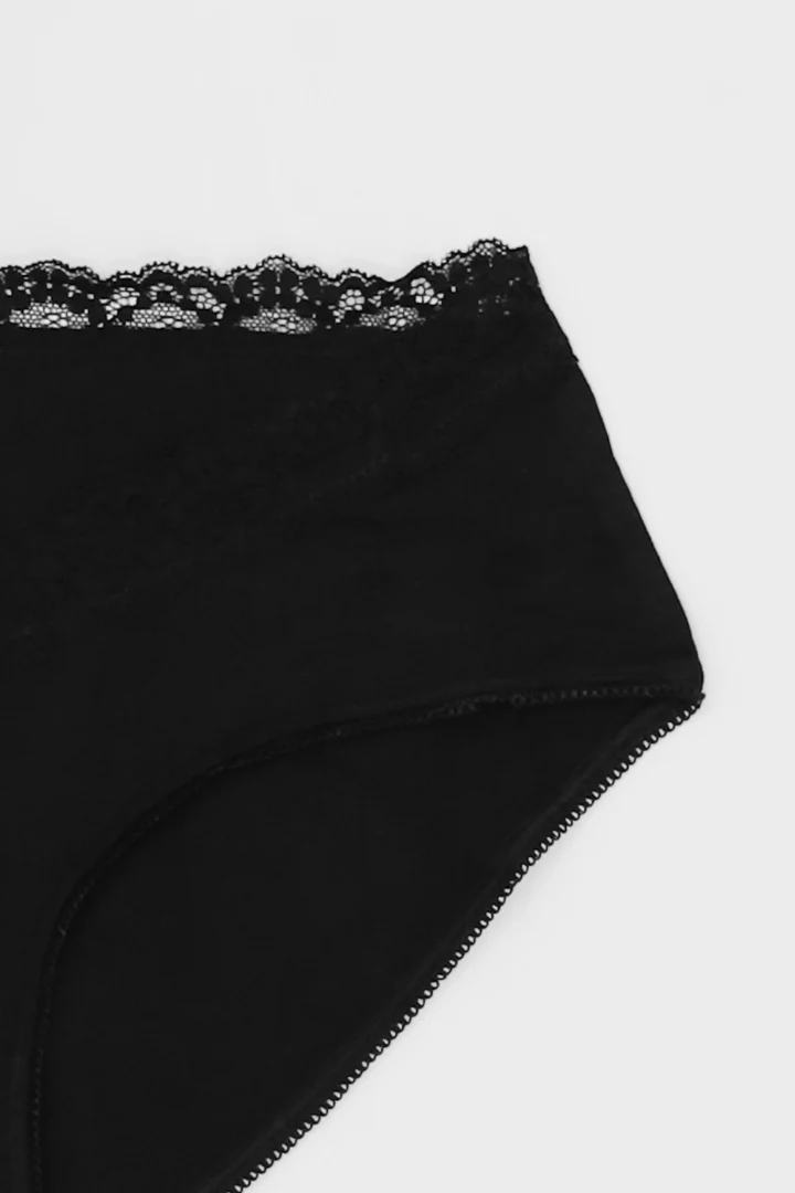 Organic Cotton Lacey Briefs - Image 3