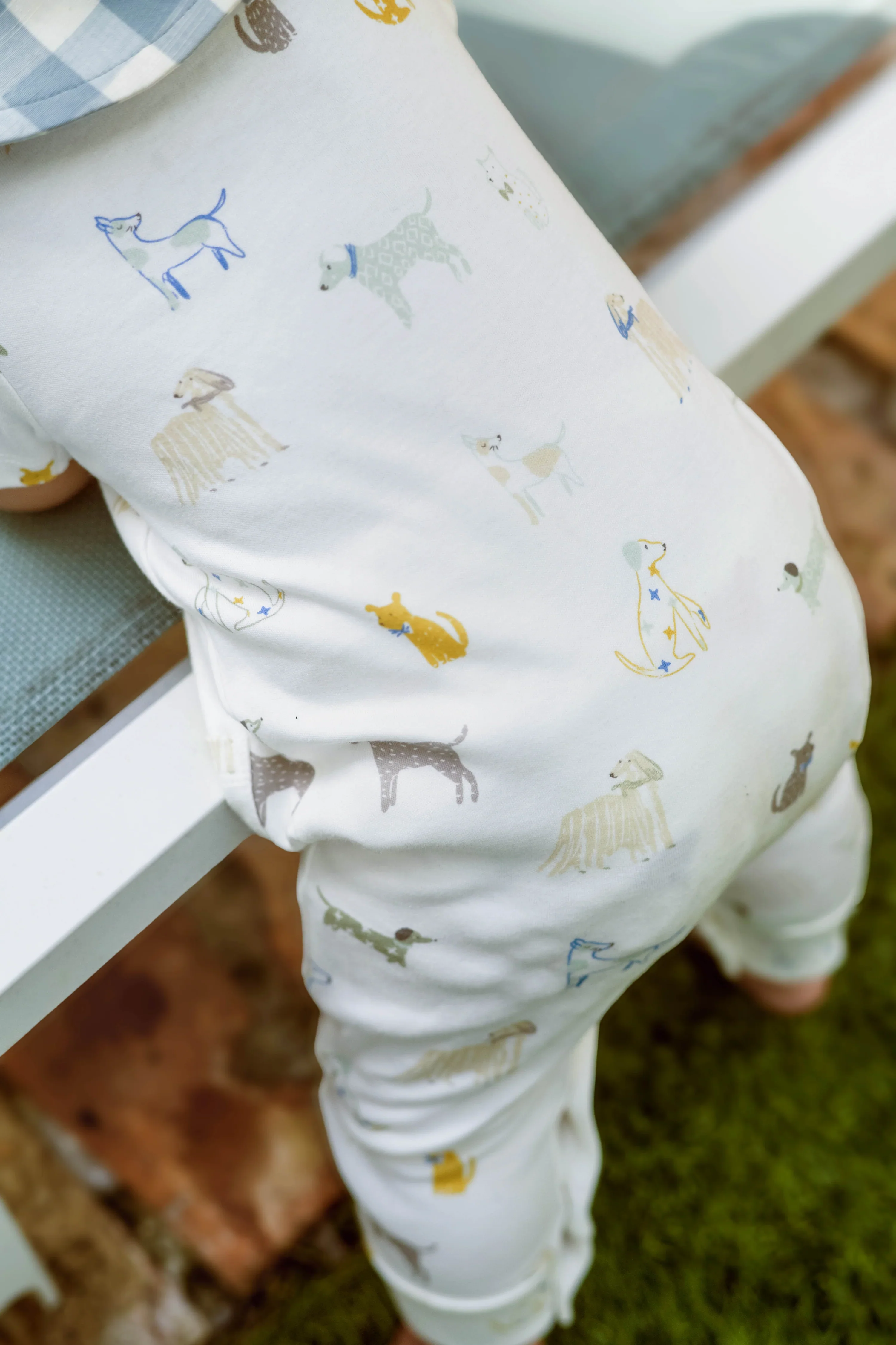 Short Sleeve Henley Romper - Image 4