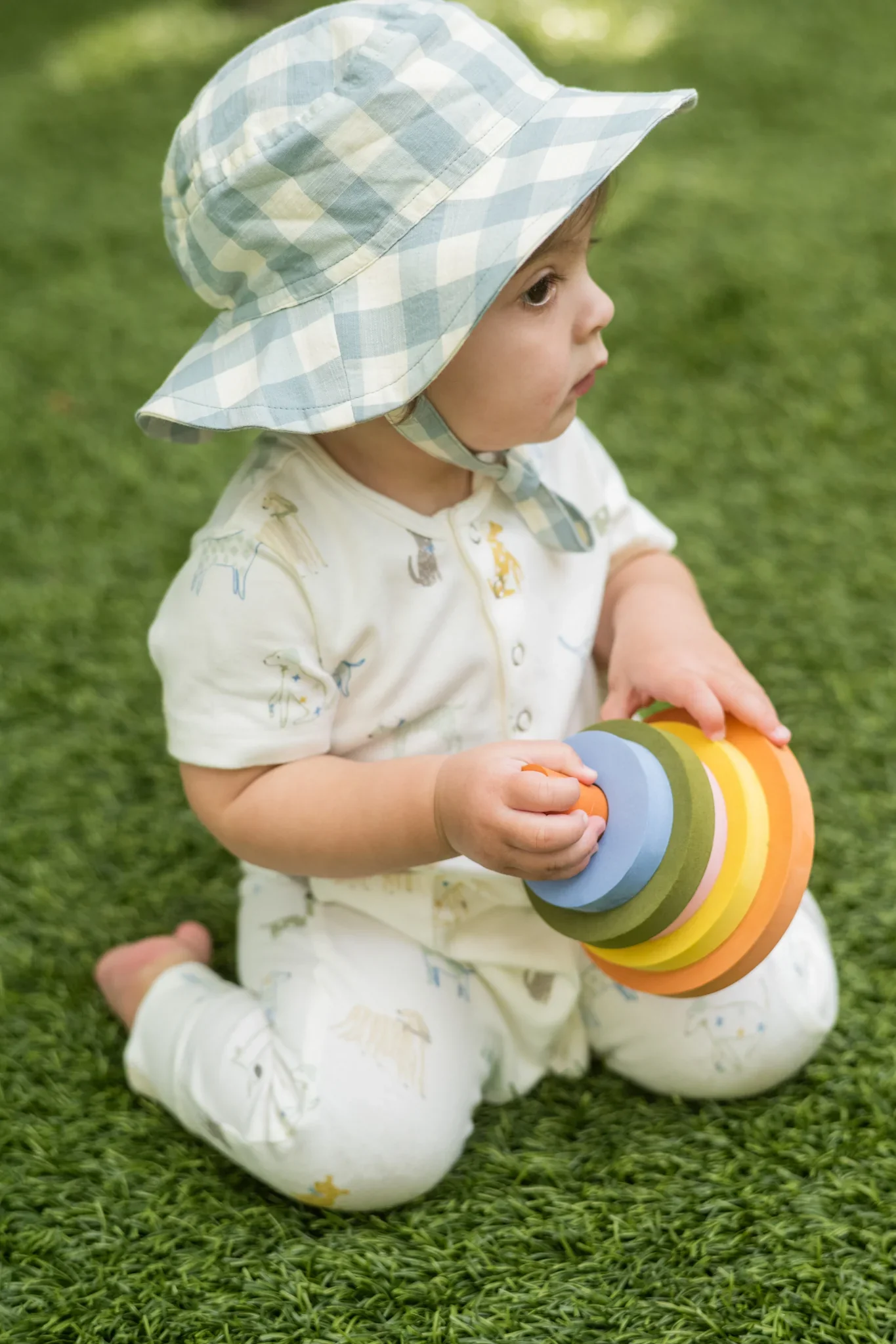 Short Sleeve Henley Romper - Image 5