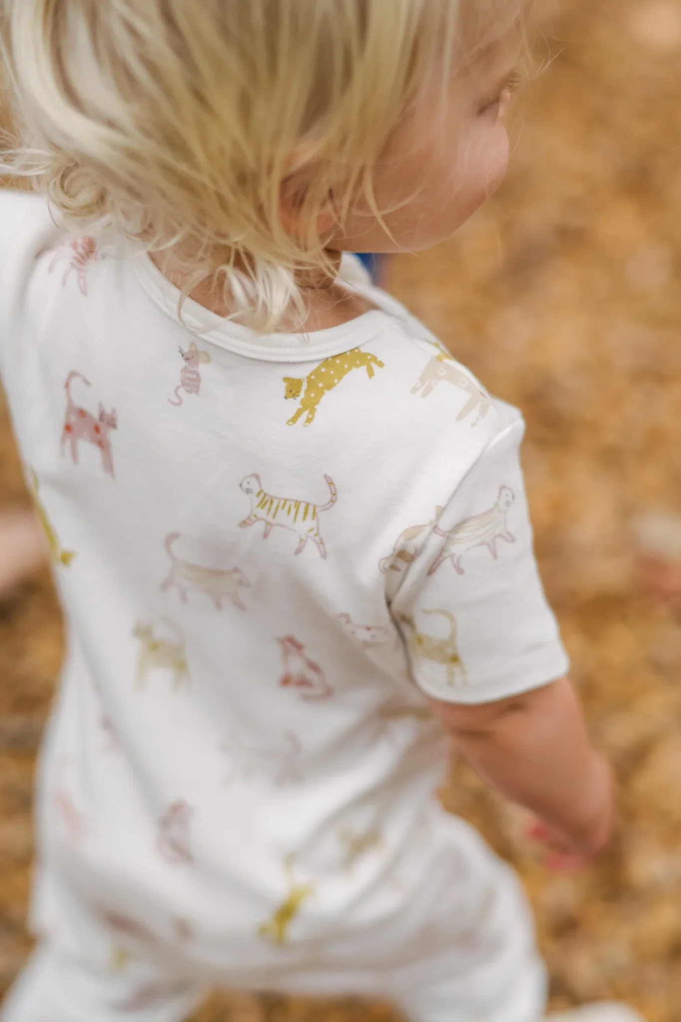 Short Sleeve Henley Romper - Image 2
