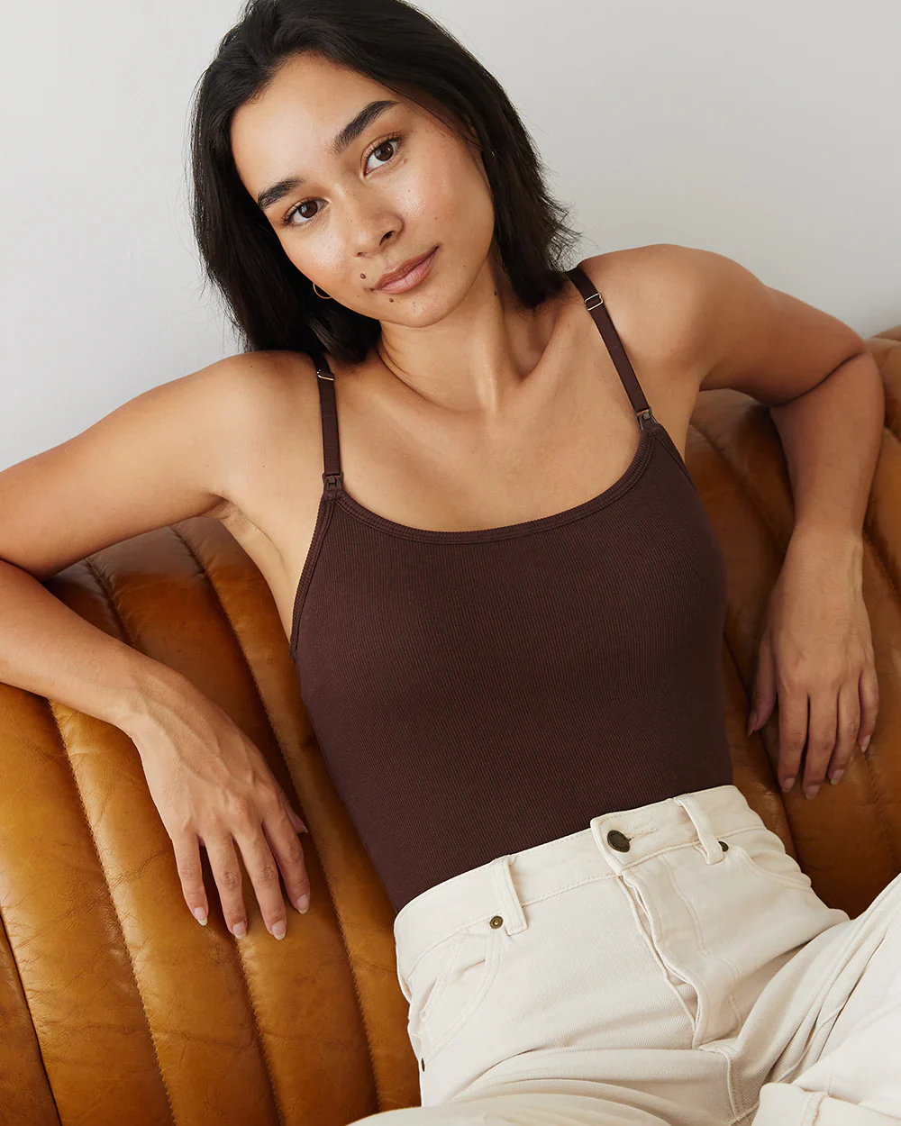 Soft Ribbed Nursing Tank - Image 4