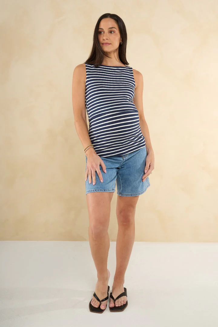 Jules Stripe Nursing Tank - Image 3