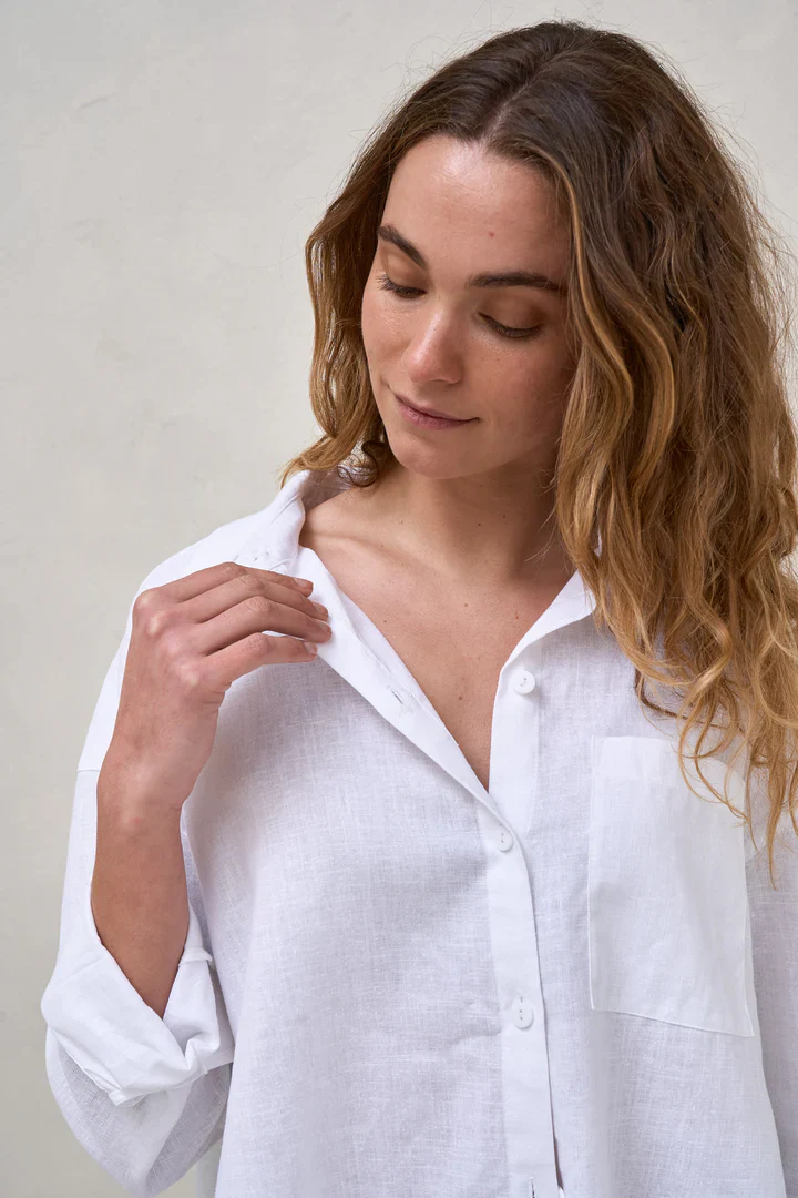Timeless Relaxed Linen Shirt - Image 10