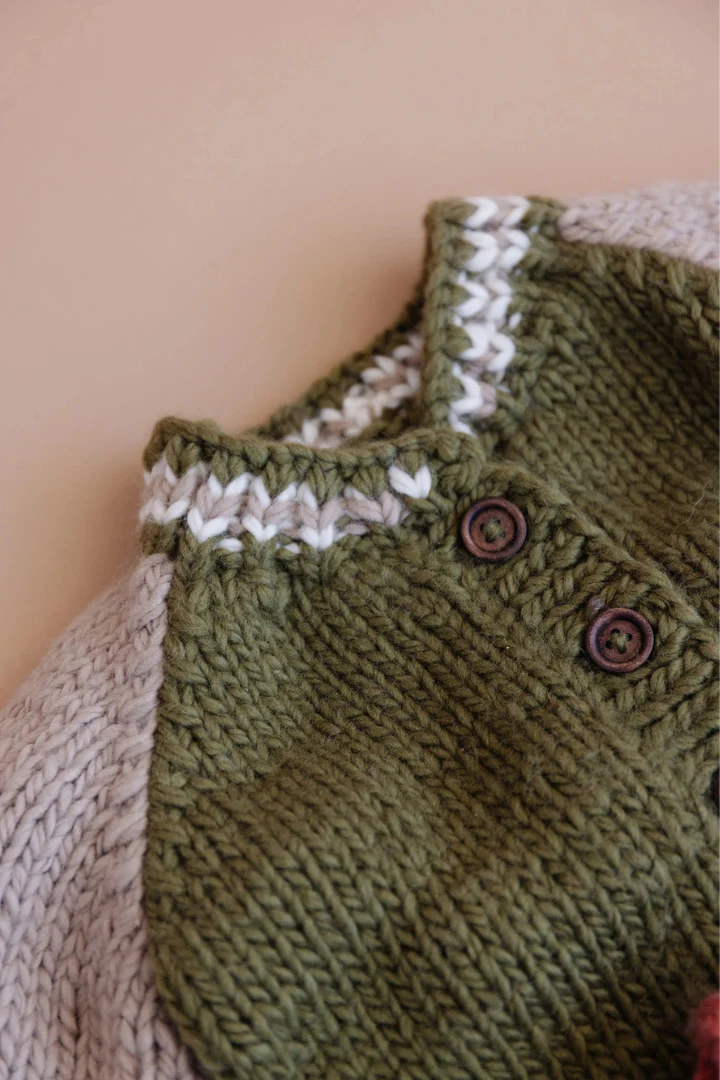 Varsity Baby Cardigan - Image 4
