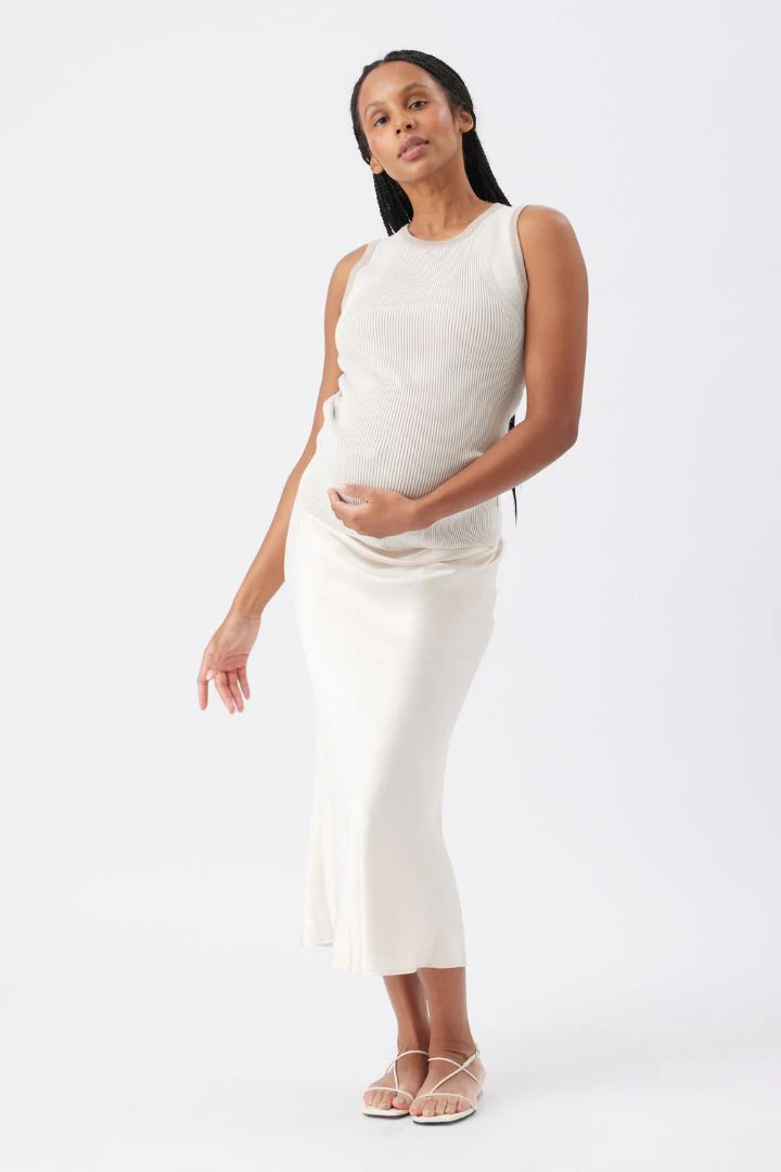 Zoe Rib Knit Nursing Tank - Image 4